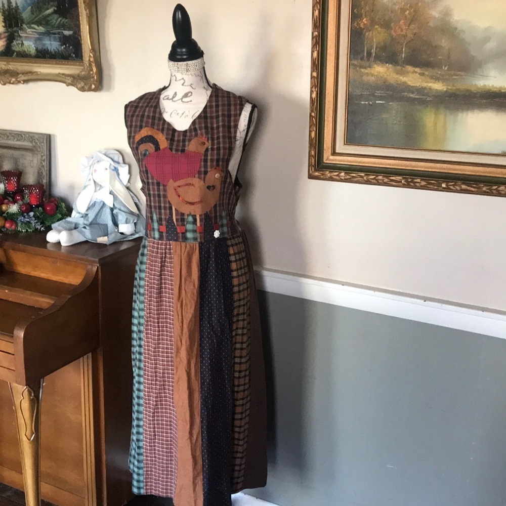 Rare Vintage 1970’s Handmade Thanksgiving Dress M❗️FINAL SALE